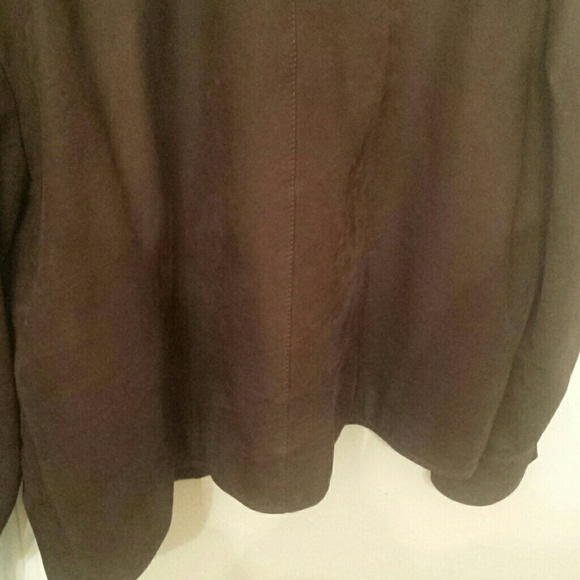 Faconnable Calfskin Leather Bomber Jacket XL - Picture 7 of 8